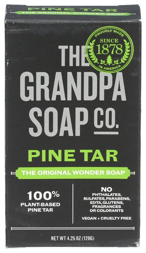 Grandpas Soap Bar Pine Tar 4.25 OZ
