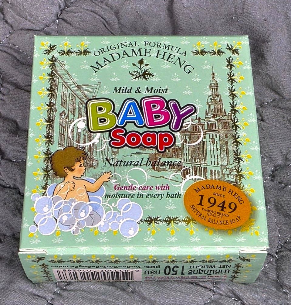 Madame Heng Baby Soap Gift Set 3x150g Natural Balance Herbal Soap Thailand