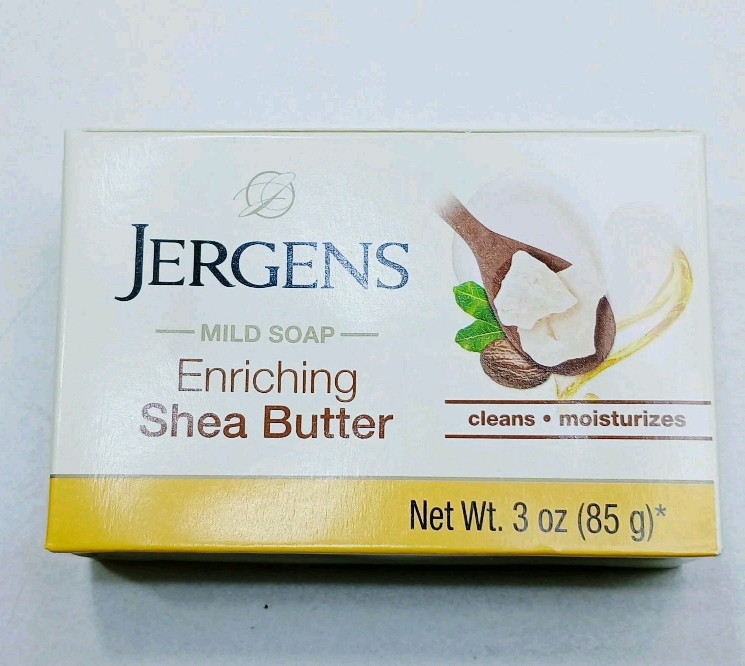 12 Jergens Mild Soap Enriching Shea Butter Bars 3oz each, BRAND NEW!