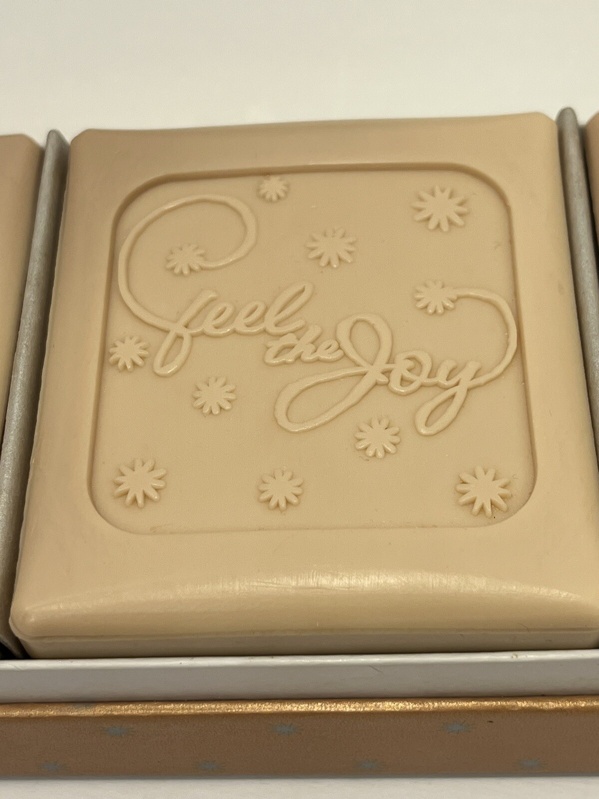 Feel The Joy Scented Guest Soaps Brown Sugar Set Of Four 5.2 Oz