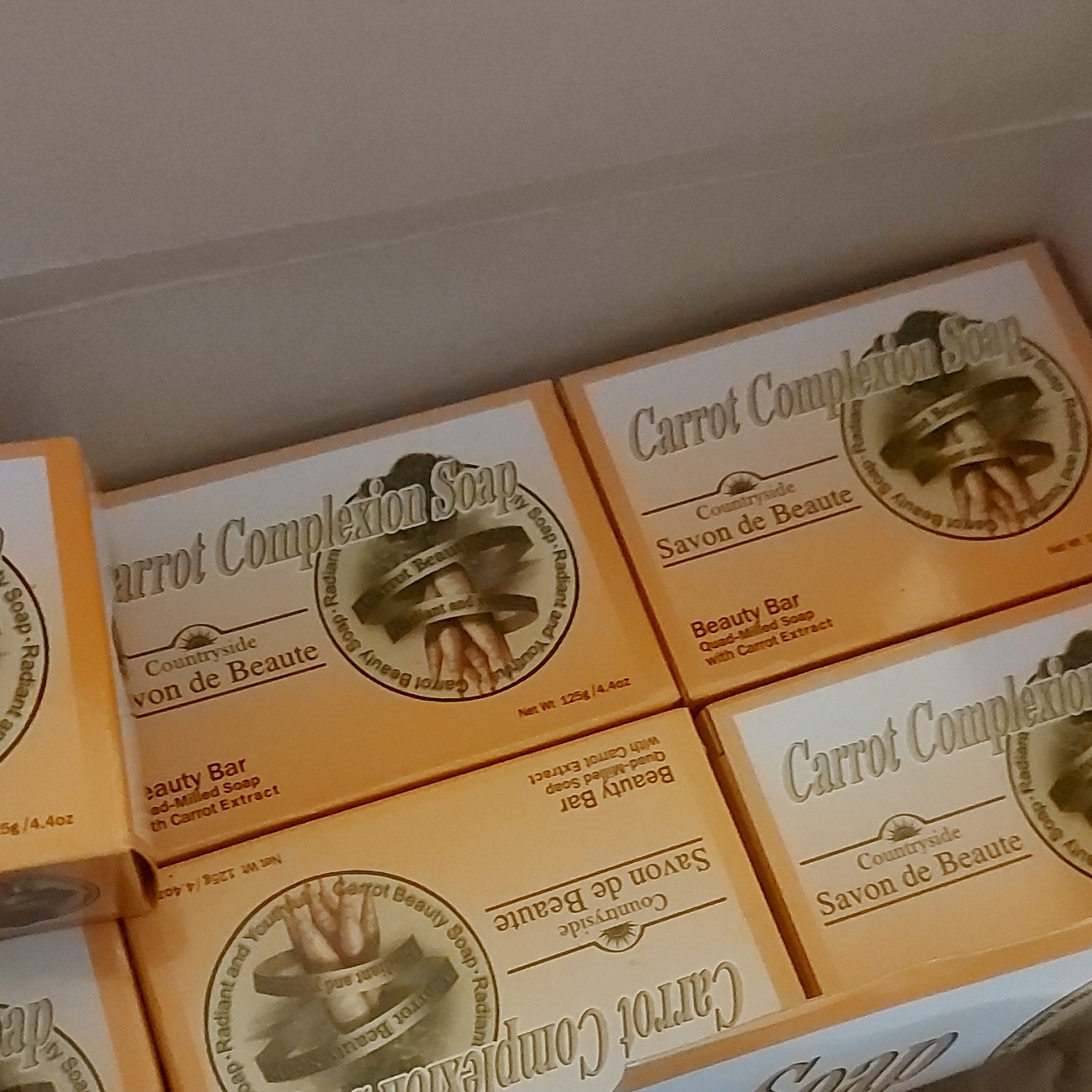10 Countryside Savon de Beaute Carrot Complexion Soap Beauty Bar 125g