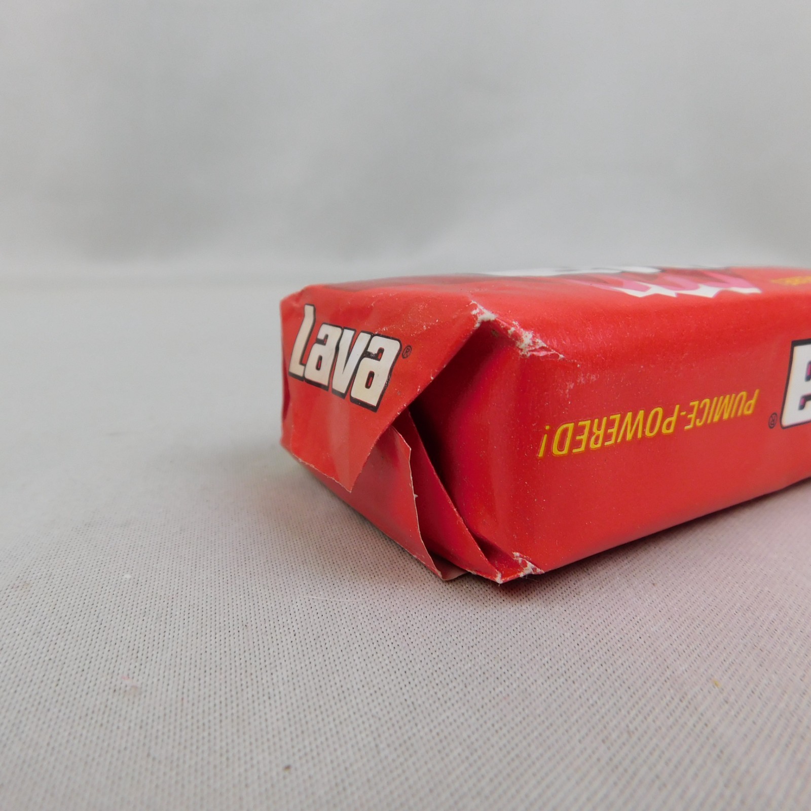 90s NOS Lava Heavy Duty Hand Cleaner 5.75oz Bar Soap Red NASCAR Package #A297