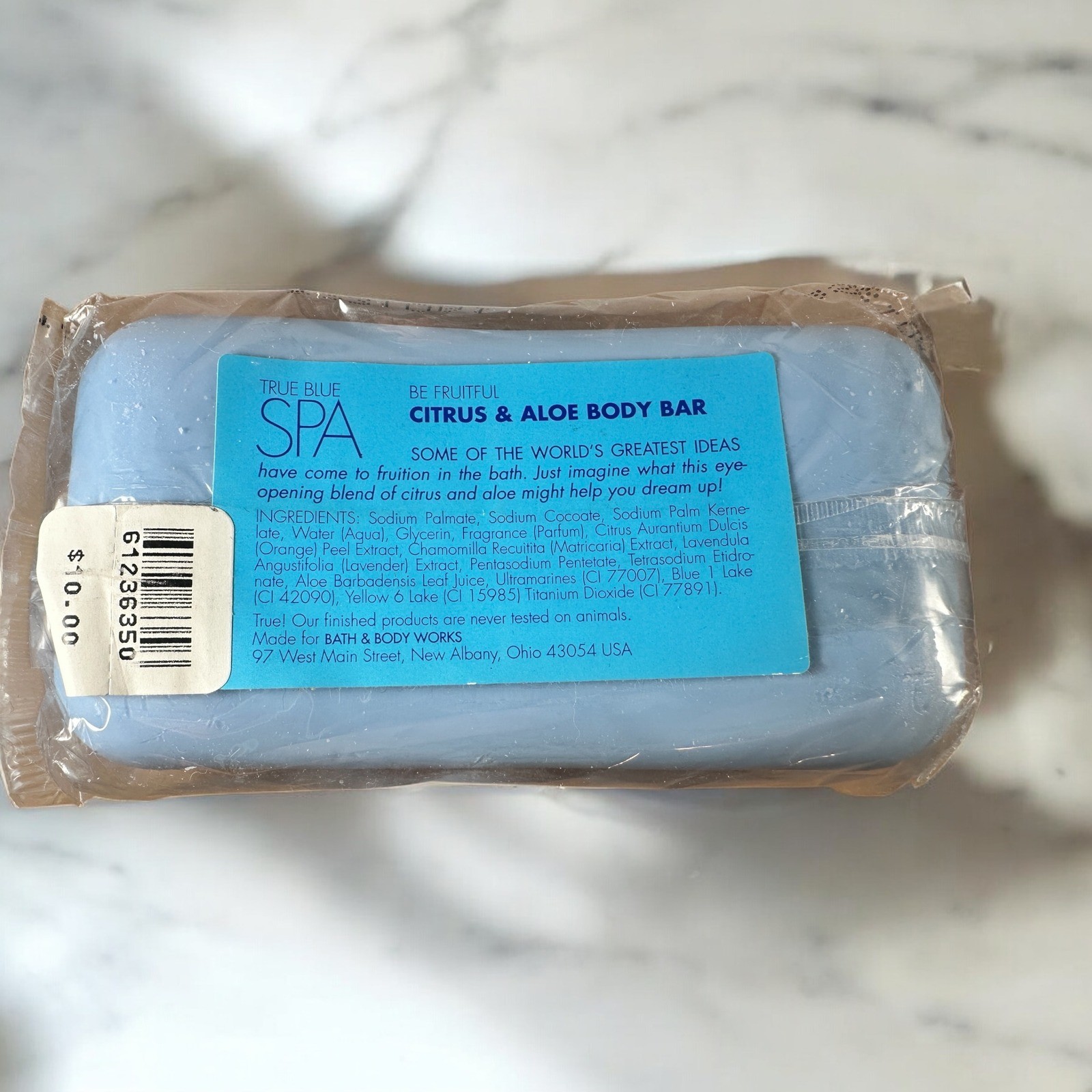 Bath & Body Works True Blue Spa Citrus & Aloe Body Bar 10.6 oz – HTF Sealed