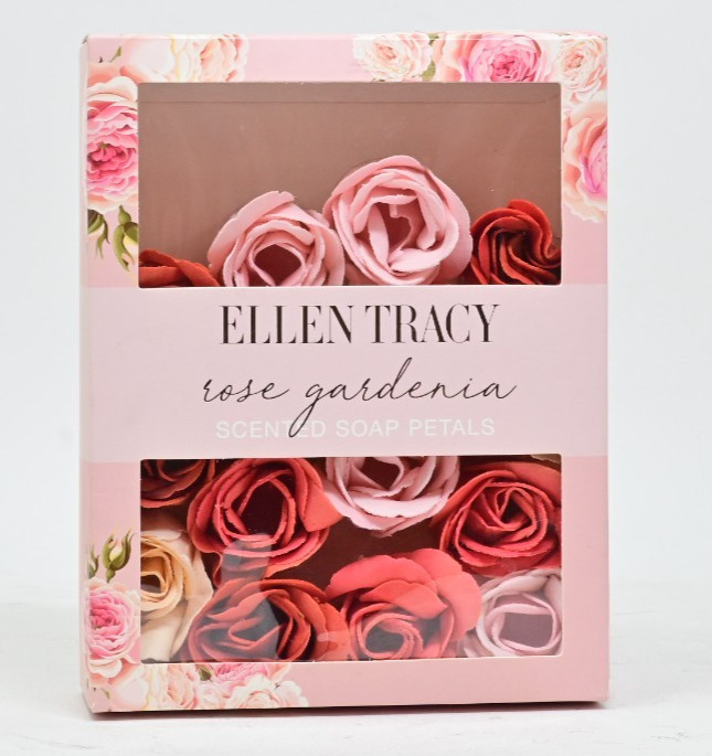 Ellen Tracy Rose Gardenia Scented Soap Petals