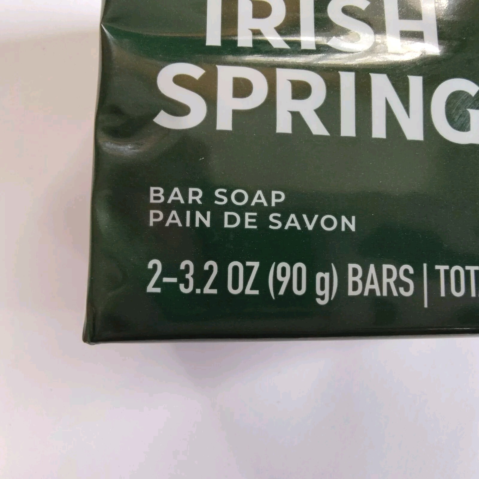 Irish Spring Original Clean Classic Bar Soap Pack, 2- 3.2 oz Bars