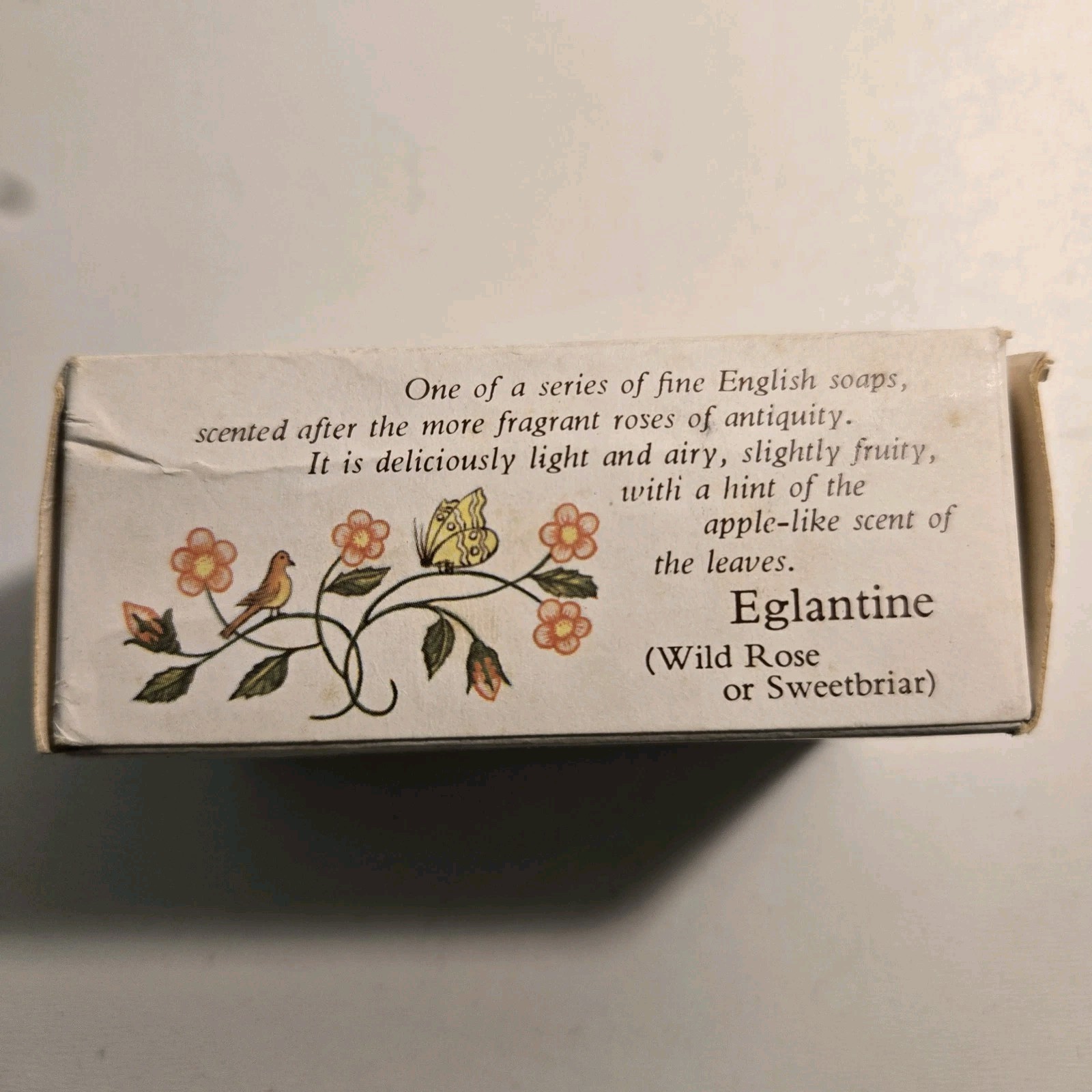 Vintage NEW CRABTREE & EVELYN Soap Eglantine WILD ROSE OR SWEETBRIAR 1978