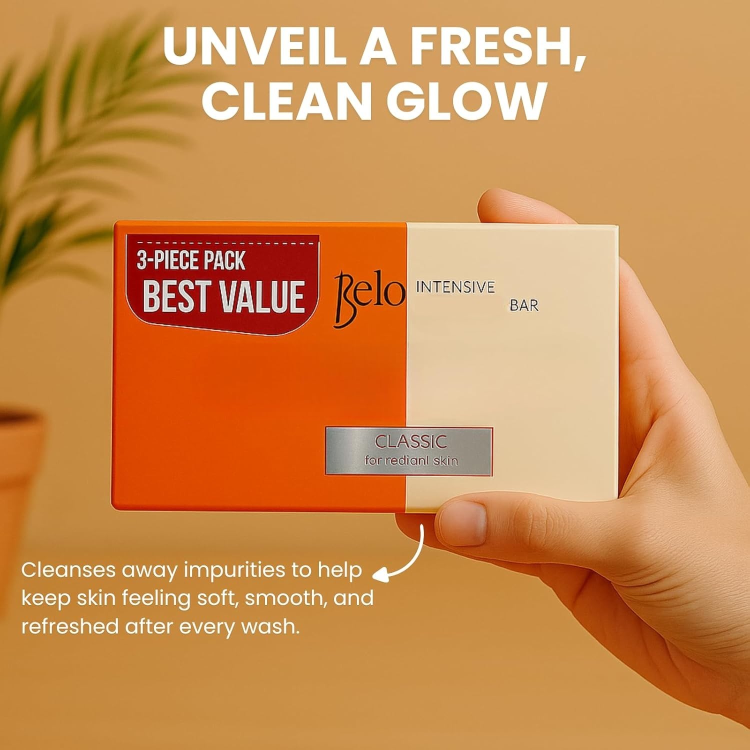 Belo Essentials Intensive Cleansing Bar Soap with Tranexamic Acid | Gentle Daily