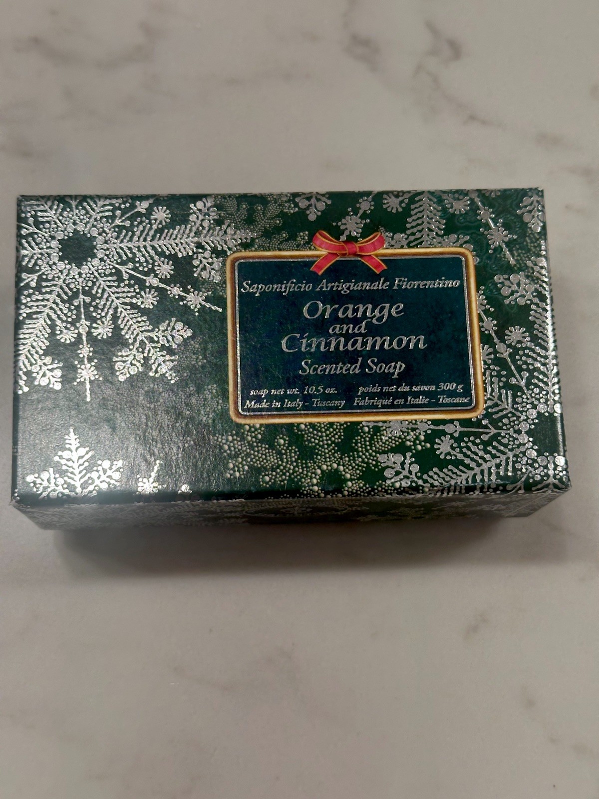 Saponificio Artigianale Fiorentino Orange Cinnamon Soap Made In Italy- 10.5oz