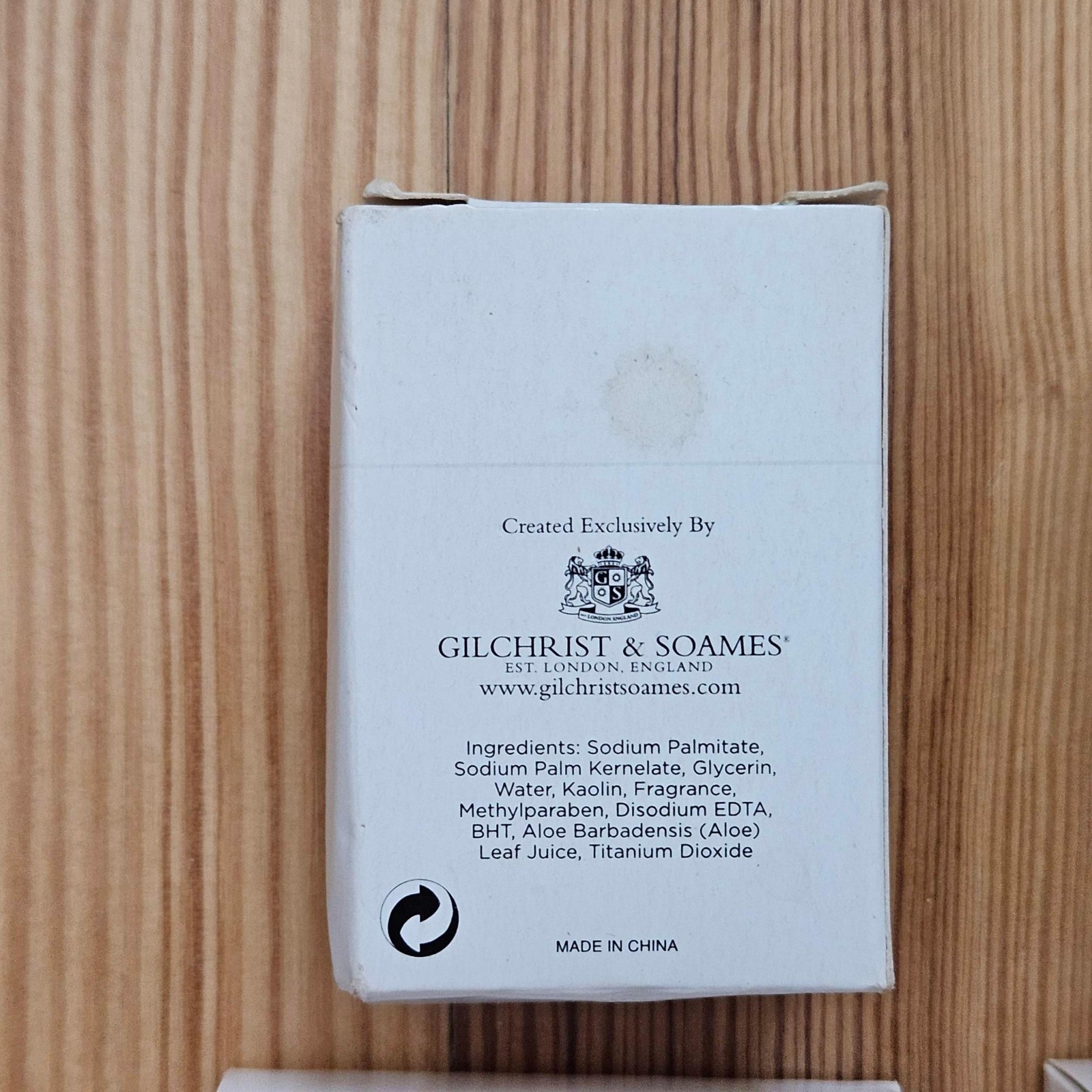 Gilchrist & Soames Cleansing Facial & Bath Bars Aloe Cream Soap Travel 4 Bars