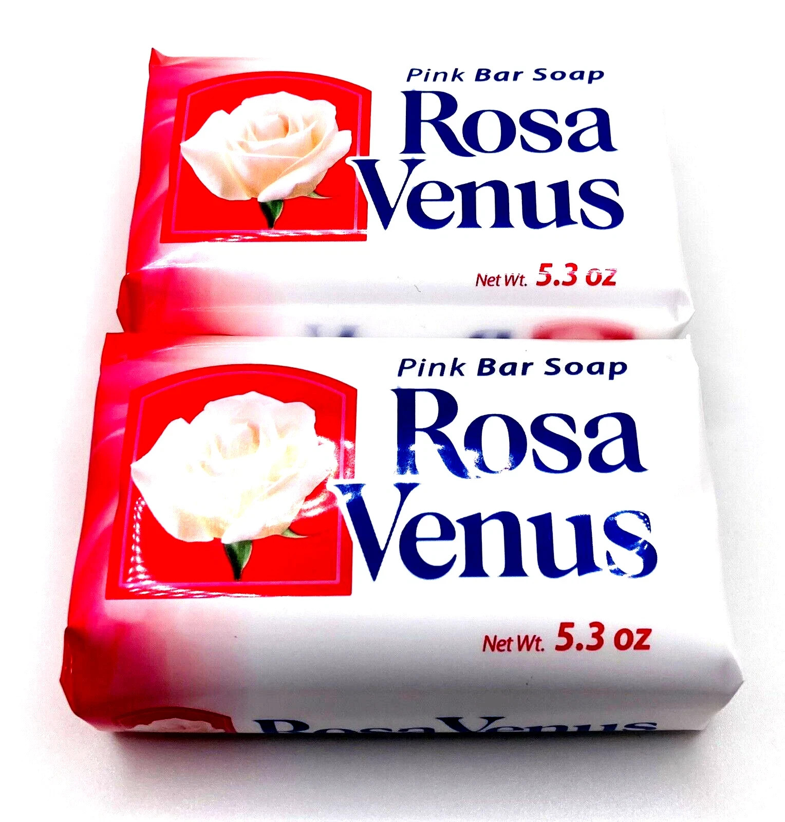 4 Pack Rosa Venus Pink Soap Bars 3.5 oz Classic Fresh Scent