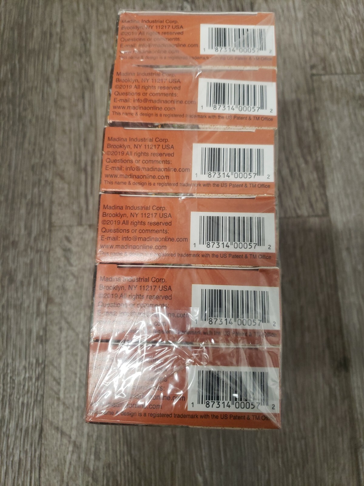 6 Pack Madina Oatmeal Citrus Bar Soap 3.5 Oz 100% Vegetable Base Palm Oil