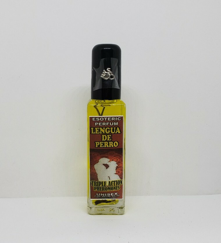 PERFUME LENGUA DE PERRO PARA DOMINAR Y ATRAER EL AMOR ORACION Y AMULETO INCLUIDO