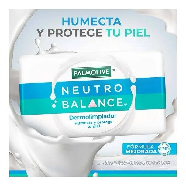 8 JABONES PALMOLIVE NEUTRO BALANCE (120g) – 8 PALMOLIVE SOAPS – Made in 🇲🇽