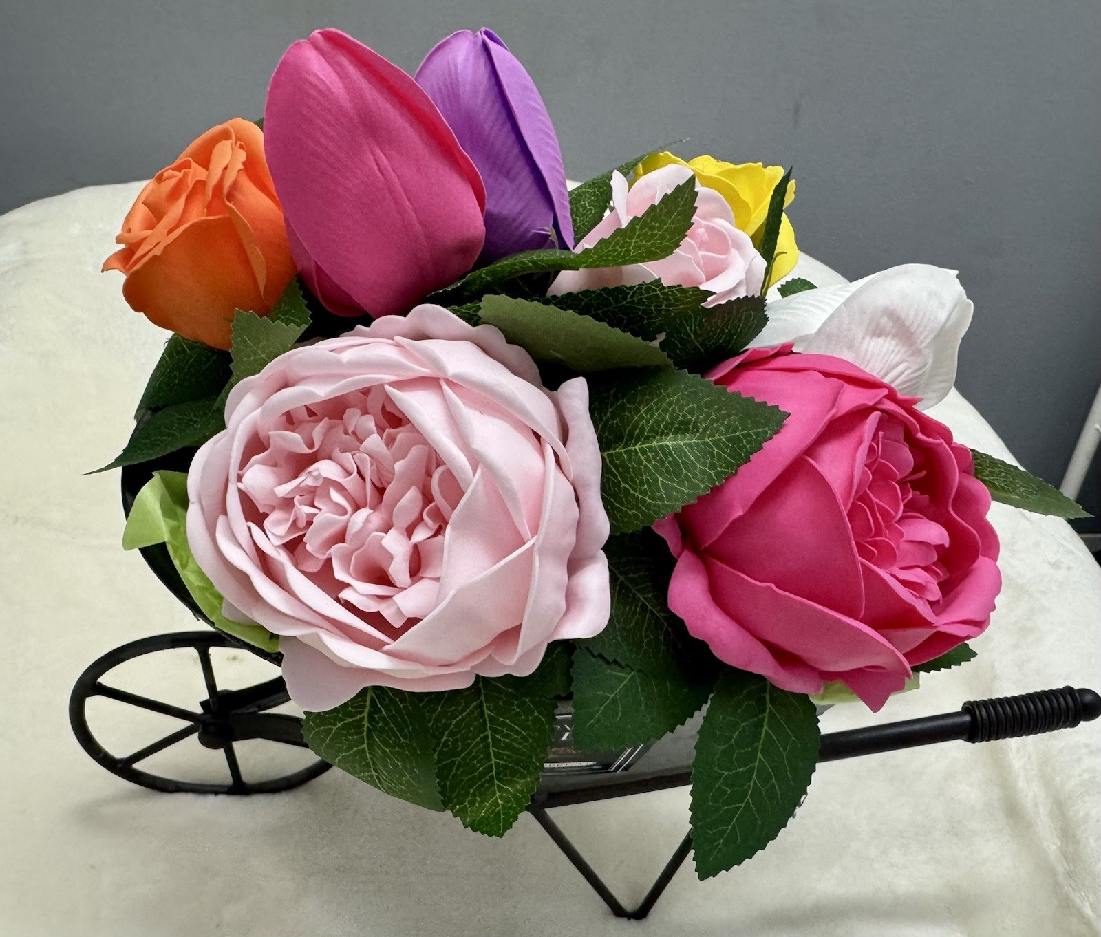 Soap flowers gift set