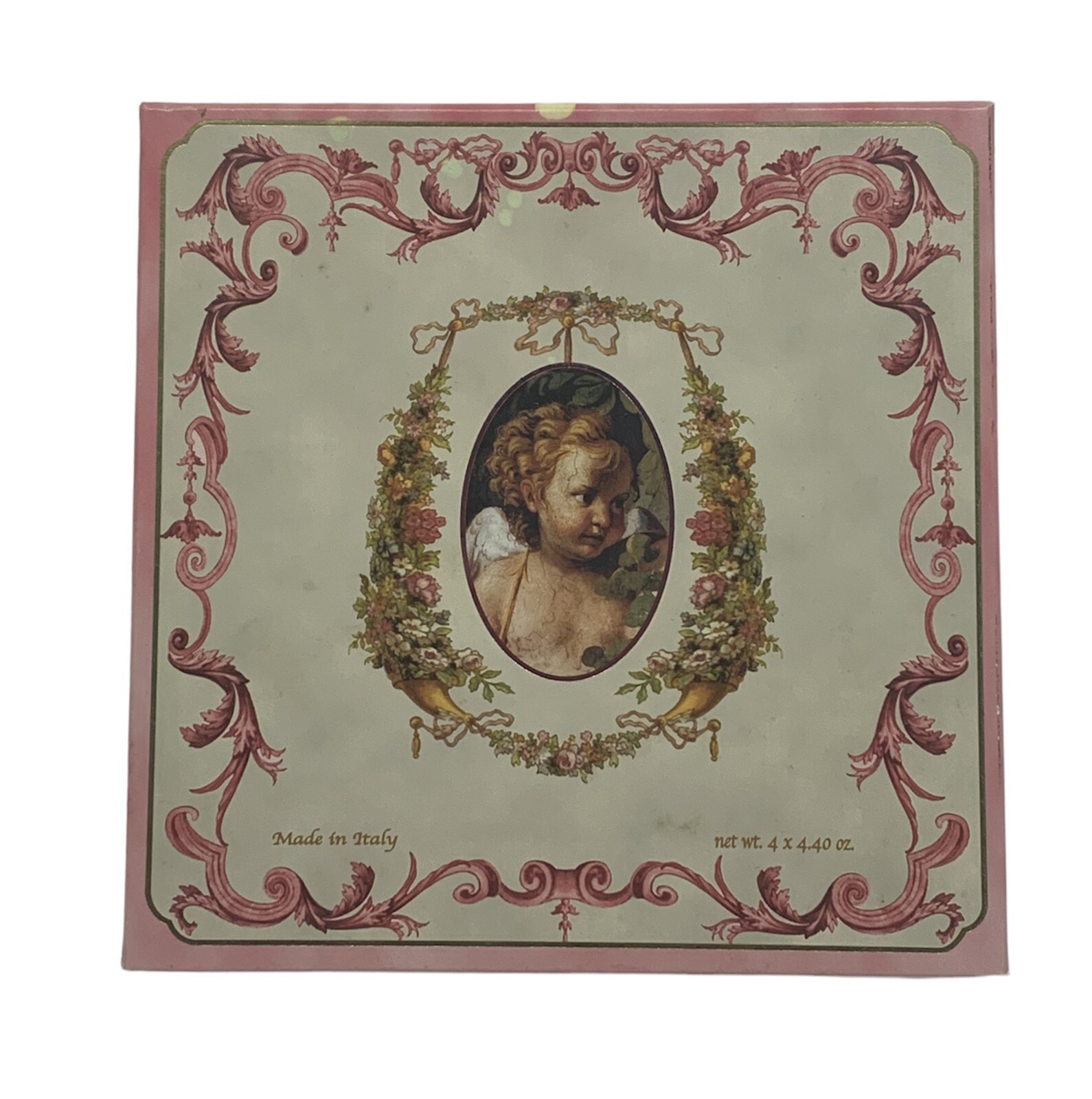 Saponificio Artigianale Fiorentino 4 – 4.40 oz Soap Set Cherub Cupid Angel Wings