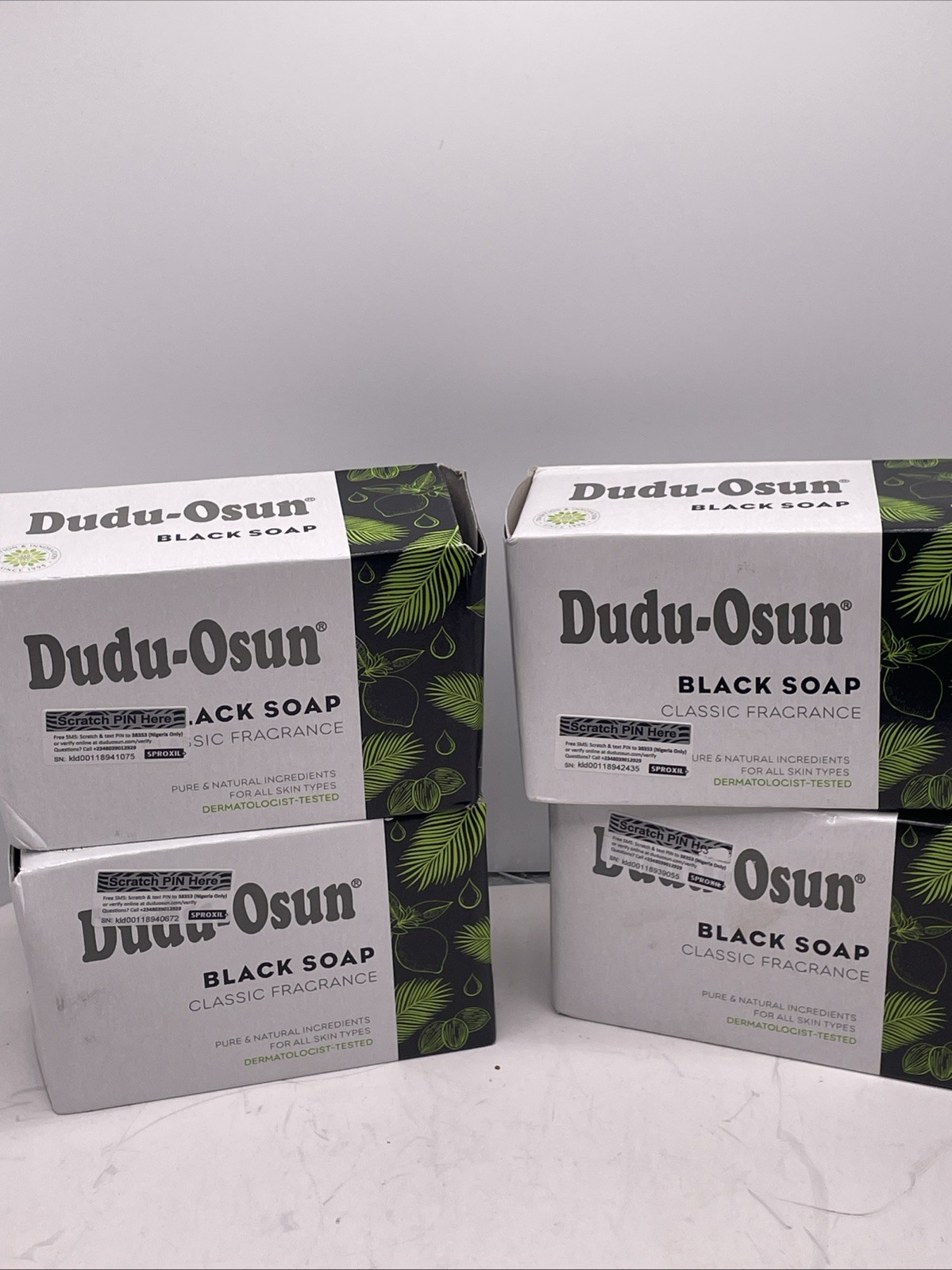 Tropical Natural All Natural Dudu Osun Black Soap, Classic, Fresh, and Unscented