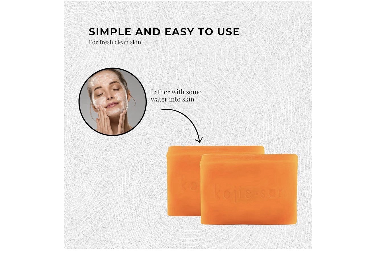 Original Kojic Acid, Dark Spot Remover Bar Soap with Coconut & Tea Tree Oil