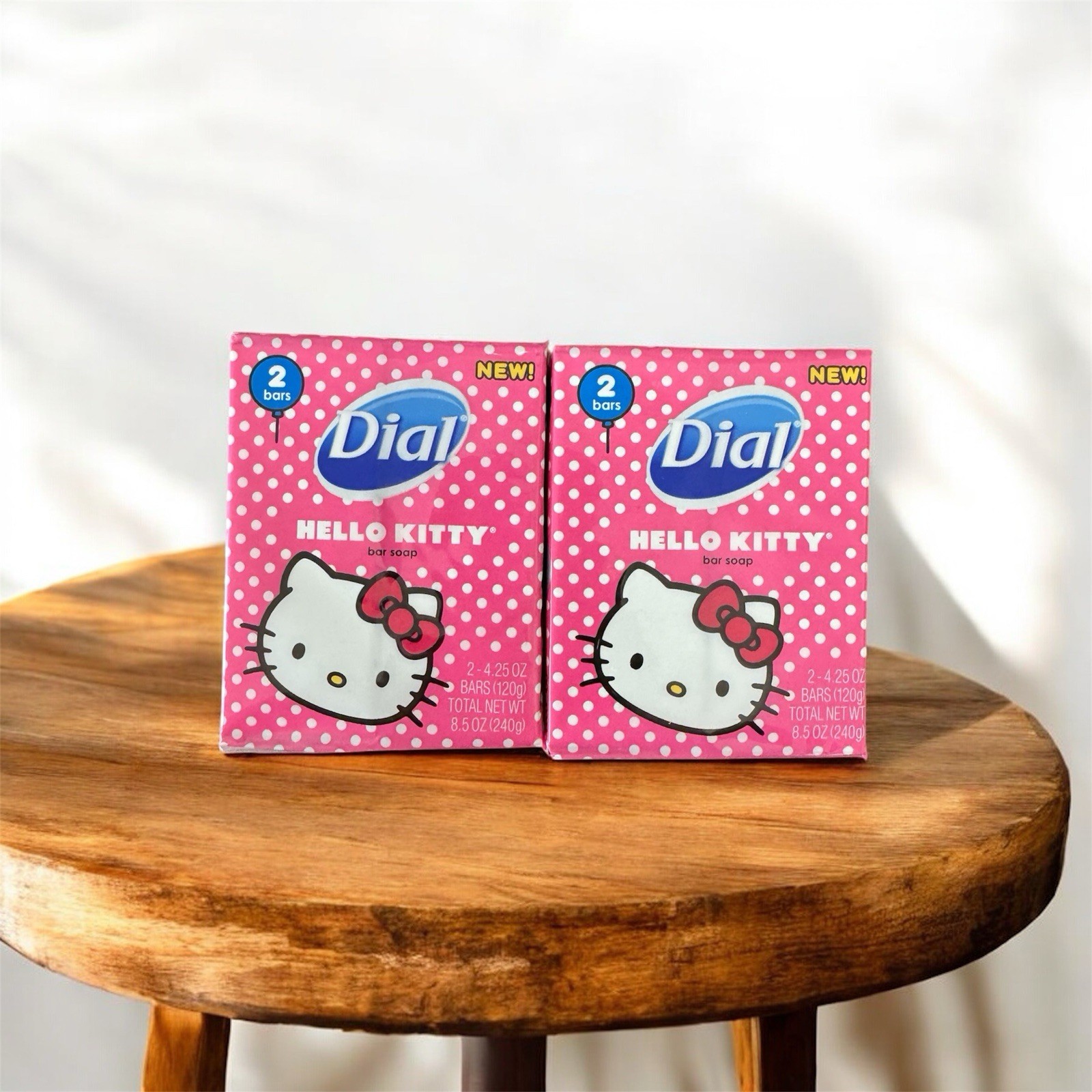 Dial Hello Kitty Bar Soap New Sealed Collectable!! 4 Bars of soap, 4.25 oz each