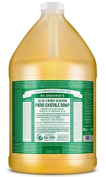 Dr. Bronner’s Almond Castile Soap – 1 Gallon