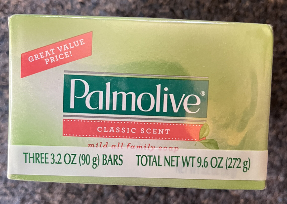 Lot of 18 Palmolive Mild Soap Classic Scent 3.2oz. /Classic Scent
