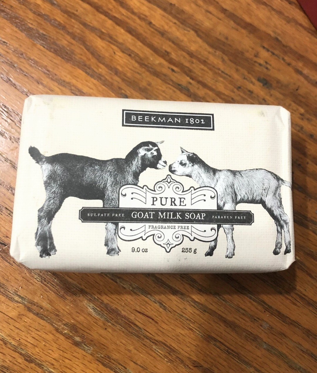 BEEKMAN 1802 Pure Goat Milk 9 oz Bar Soap Fragrance Free NEW SEALED