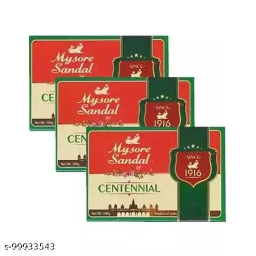 Mysore Sandal Centennial Soap, 100 g Pack Of 6 Soaps