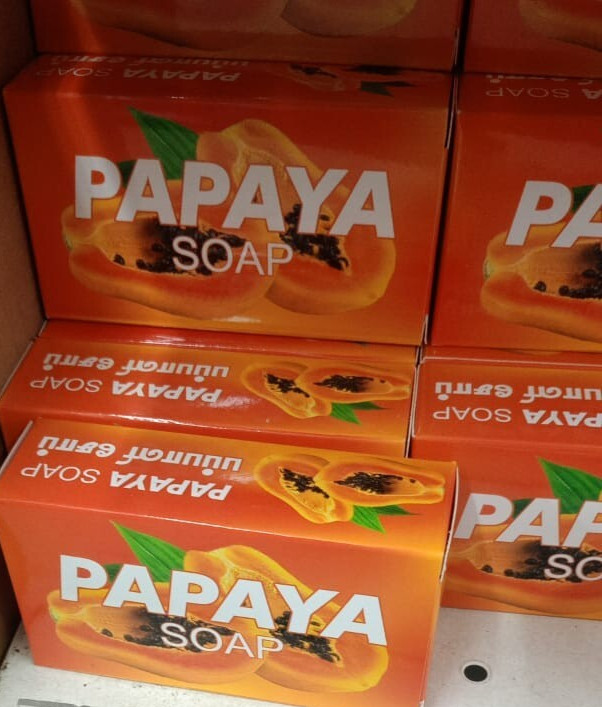 NEW ITEM! 2x Papaya Soap 125g each Sunscreen With Vitamin A C & E FREE SHIPPING