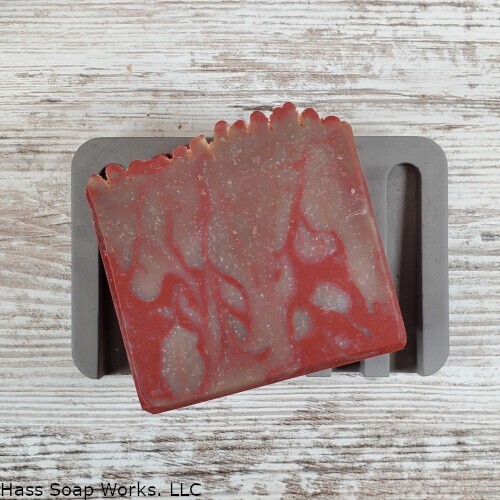 Handmade Dragon’s Blood Bar Soap Red Brown Swirl Patchouli Amber Incense Scent