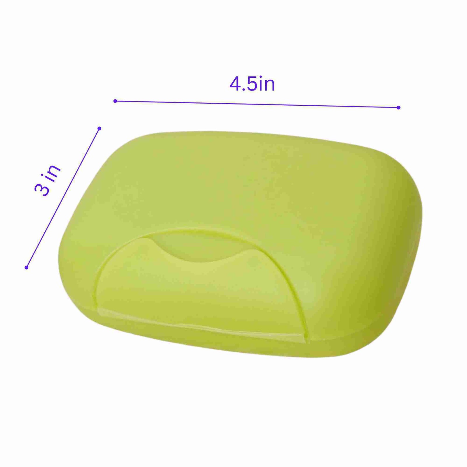 Portable Plastic Soap Leak-Proof Box Holder/Soap Dish: 1 Pack