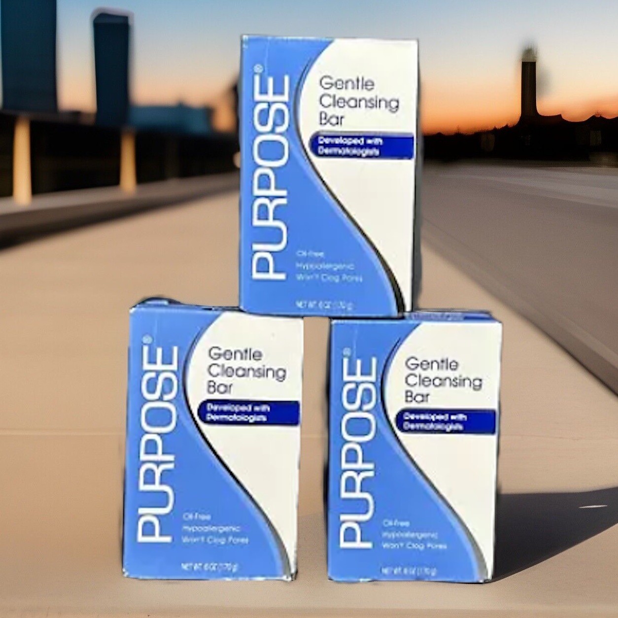 Purpose Gentle Cleansing Bar 6 oz **LOT OF 3**