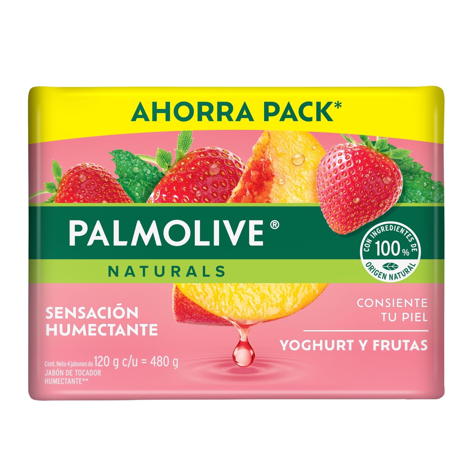 Yoghurt and Bar Fruit Soap, 150 g, 4 Pieces