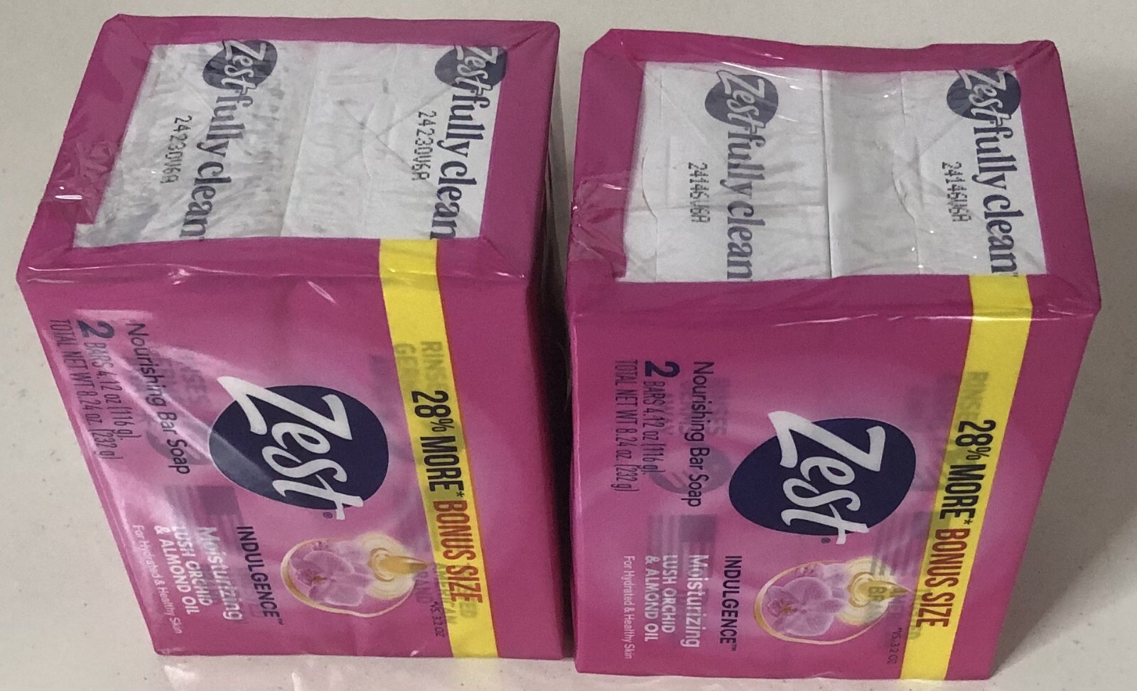 Zest Nourishing Moisturizing Bar Soap 4.12 Oz (1 set with 4 Bars)