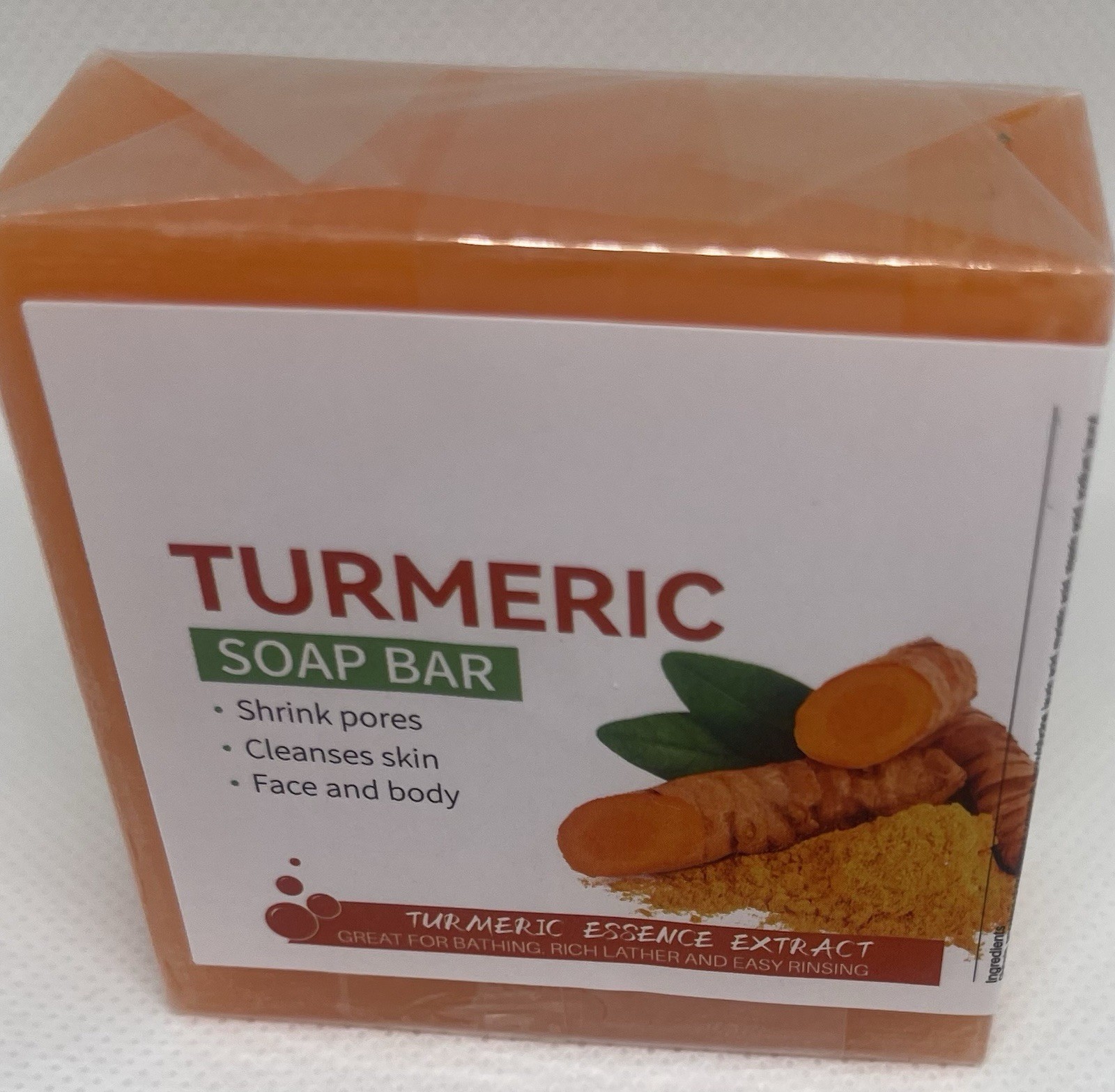 Turmeric Soap Bar – Skin Whitening, Lightening, Brightening, Acne & Dark Spot