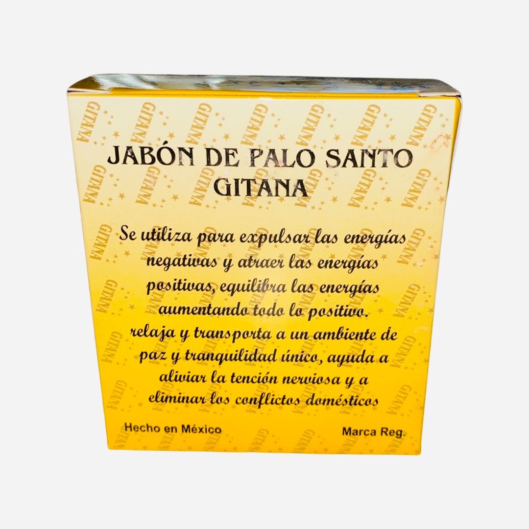 Jabon GITANA Palo Santo – Palo Santo Soap – limpia malas energias y negatividad