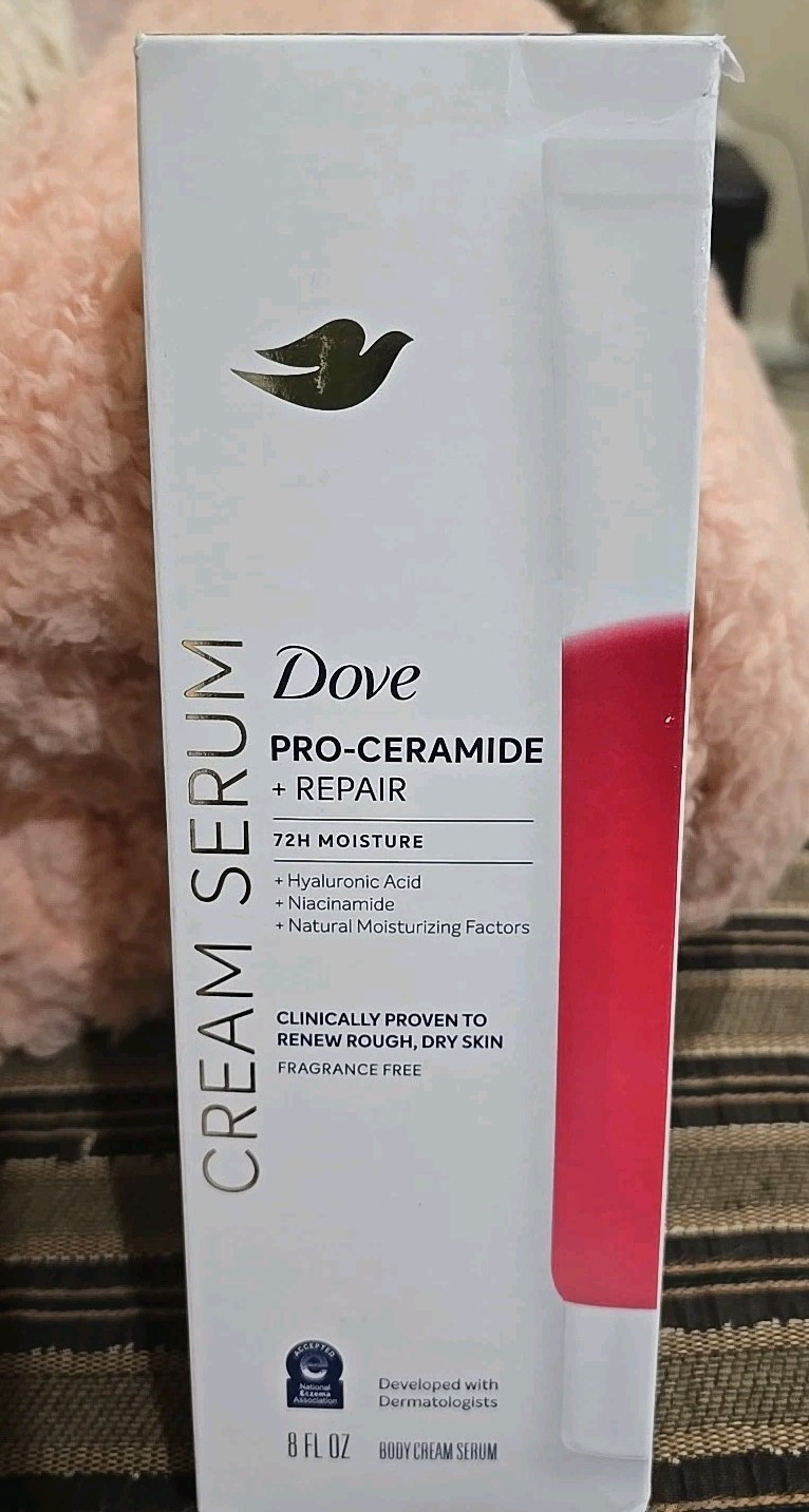 Dove Pro-Ceramide Repair Cream Serum Body Hyaluronic Acid 8 fl oz