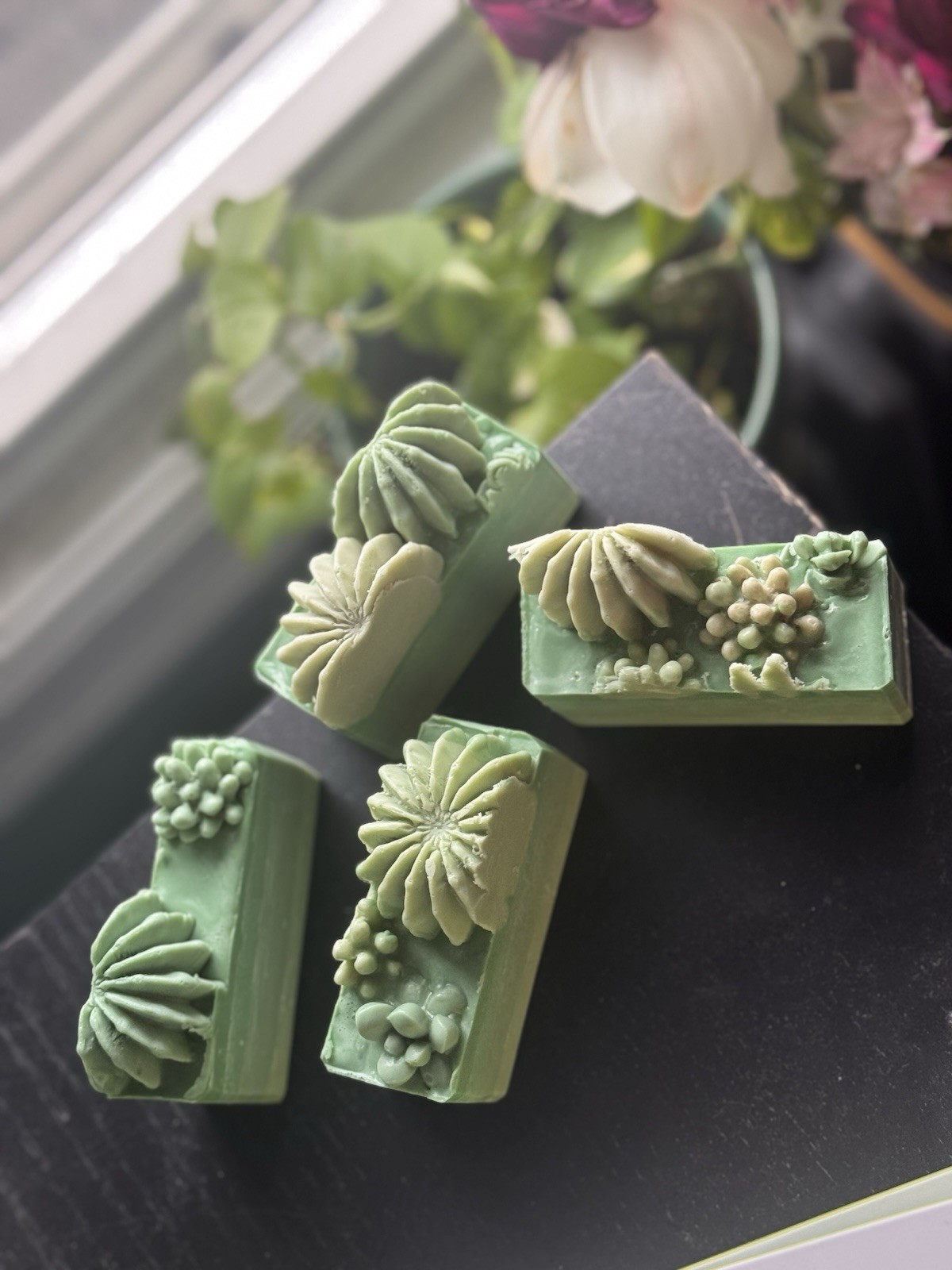 Cactus Soap| Coconut milk |Grapefruit Scent | Green Bar Soap