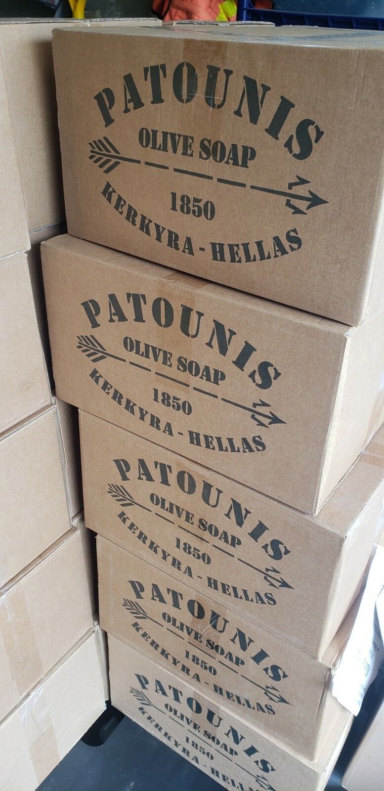 Patounis VEGAN Greek Green Olive Soap No additives 2 bars (4 Oz/bar)