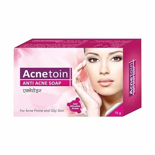 Leeford Women’s Acnetoin Anti Acne Bathing Soap Bar Oily Skin Pack 4 x 75 gm