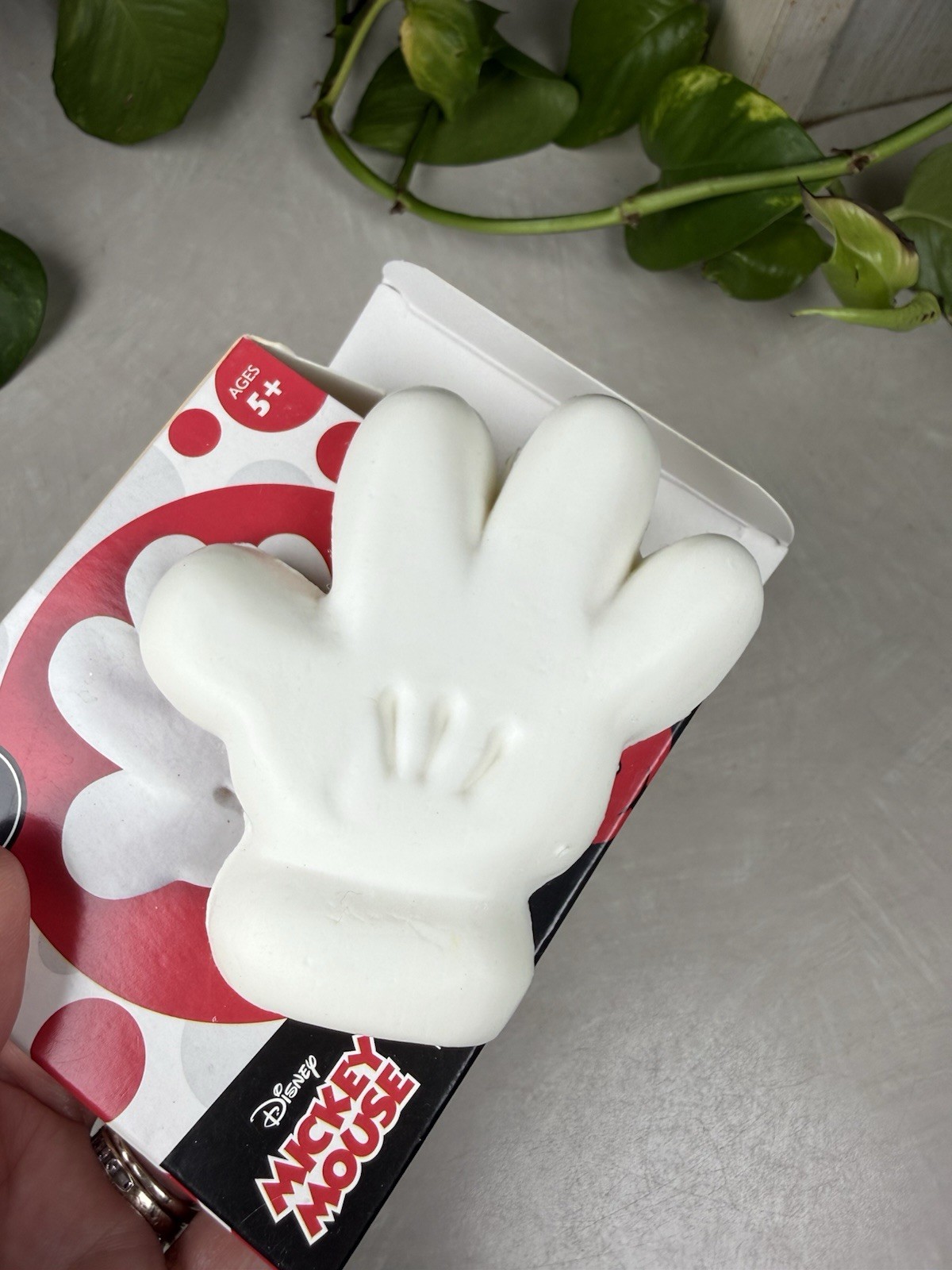 Disney Mickey Mouse White Glove Hand Shaped Soap Fragrance Free NEW in Box