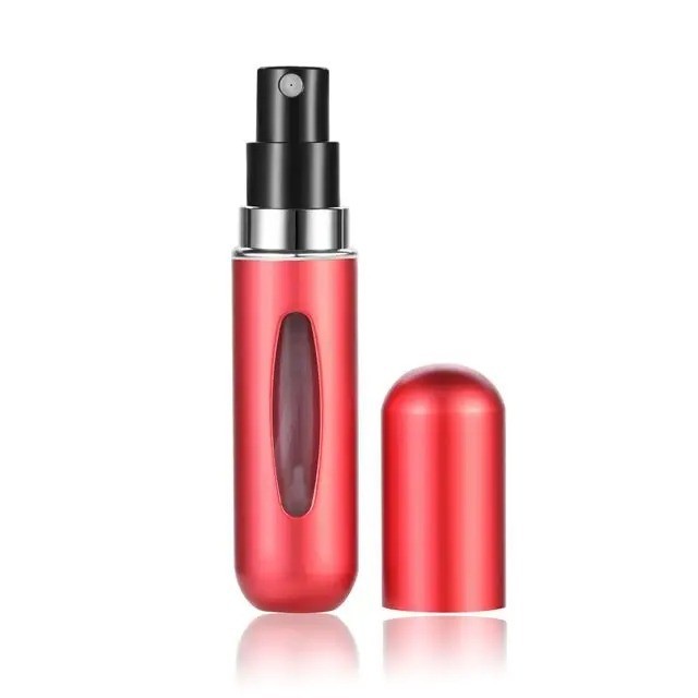 10Pcs Mini Refillable Travel Portable Perfume Atomizer Bottles Spray Pump Case