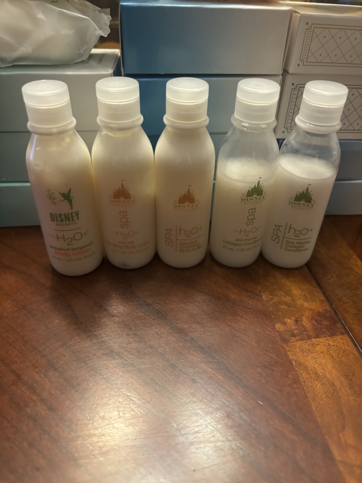 Disney Resorts Bath Soap Bar, lotion & Shampoo / Conditioner h2o sea salt spa