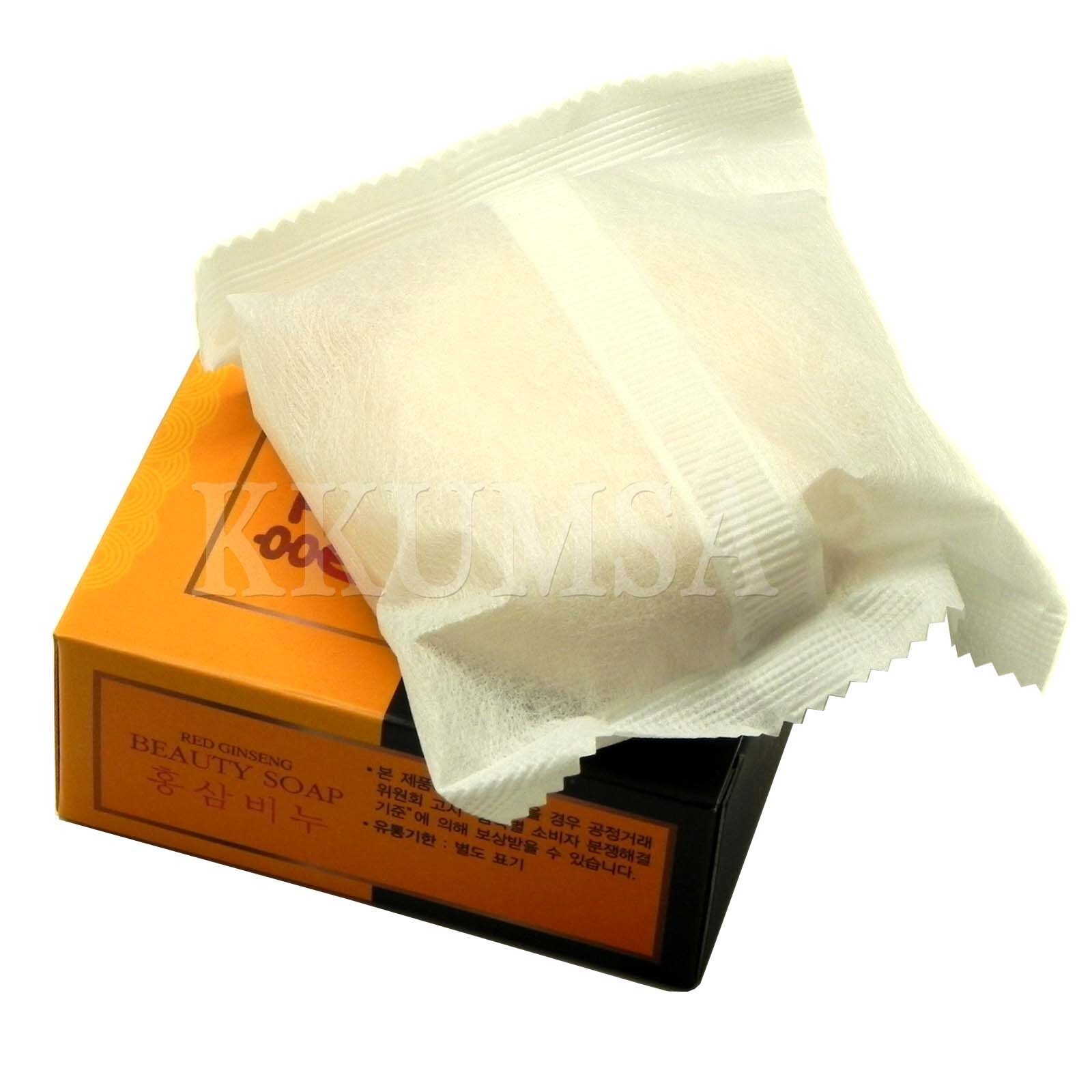 Korean Red Ginseng beauty Soap 400g(100gx2p x 2Box) moisture,nourishment provide