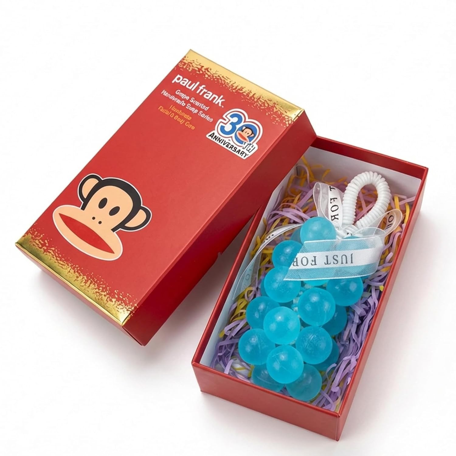 Paul Frank Grape Soap on a Rope Handmade Decorative Soap, Natural Gentle