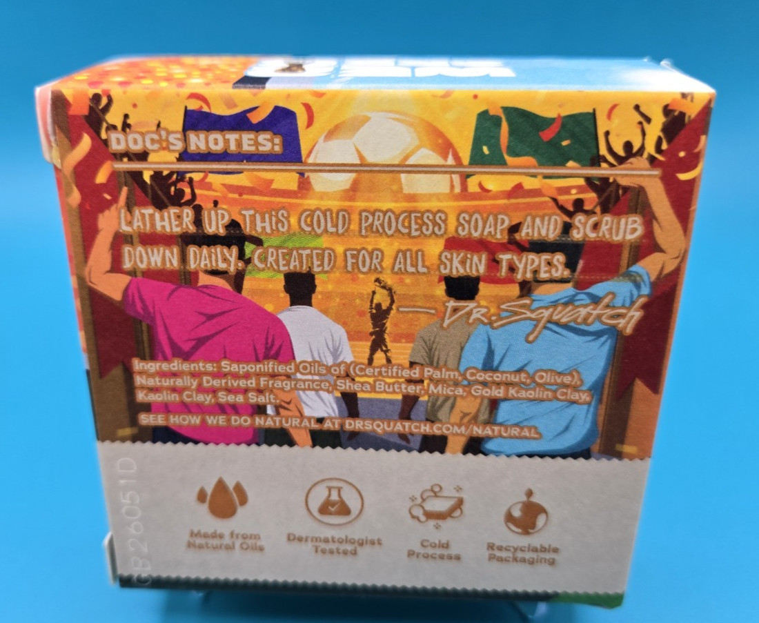 Dr. Squatch Golden Glory Limited Edition FIFA 2026 Copa Mundial World Cup