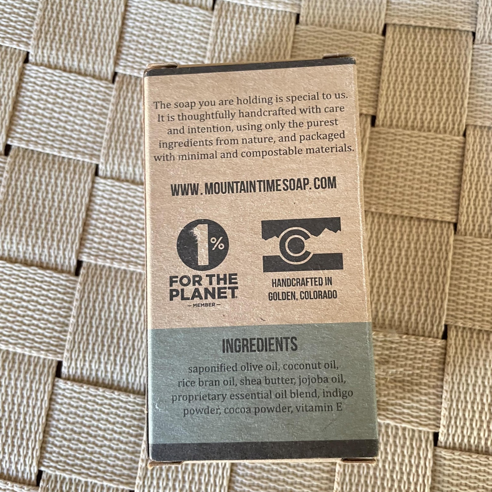 Mountain Time Soap Shop Elevate Bar Soap 5 Oz Vegan Natural Biodegradable USA