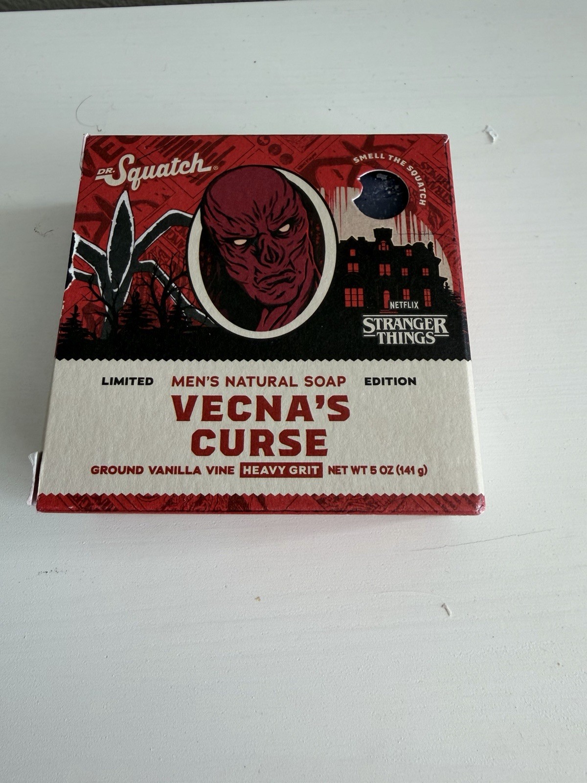 Dr. Squatch Limited Edition VECNA’S CURSE Natural Soap Bar Stranger Things