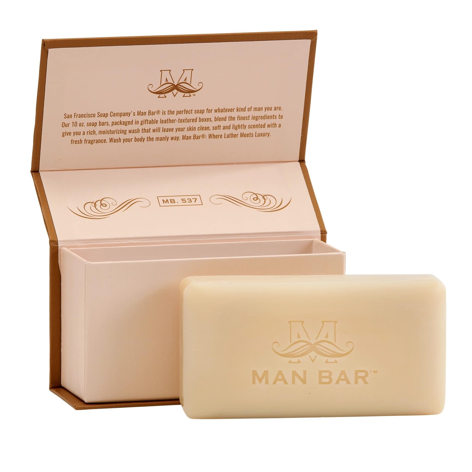 Spiced Tobacco Fragrance Man Bar – Moisture Rich – No Harmful Chemicals – Goo…