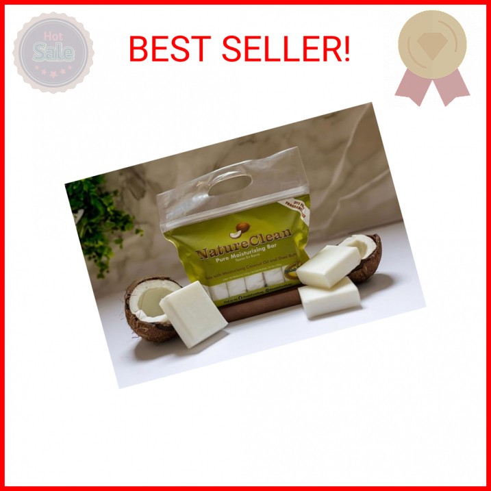 Amish Farms Pure Moisturizing Fragrance Free Bars with Coconut Oil & Shea Butter