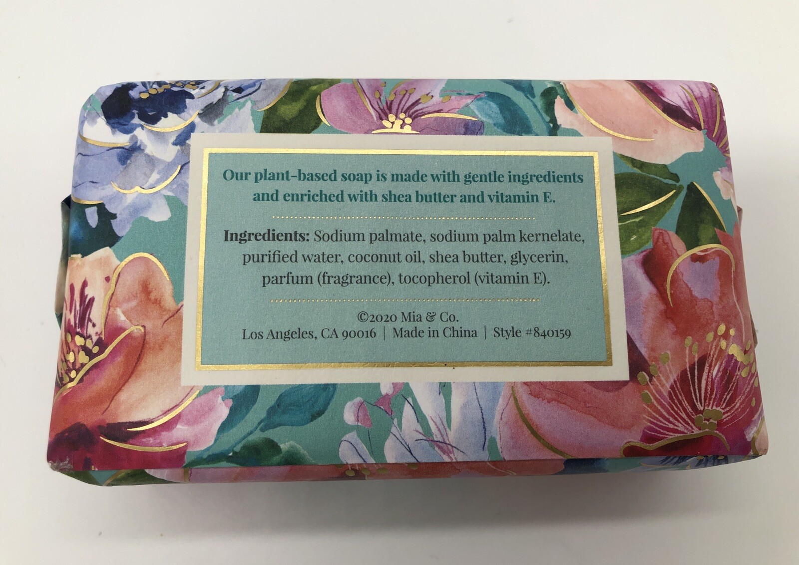 Mia & Co. ROSE WATER Luxury Body Bar Soap Shea Butter Vitamin E 10.58 oz. 300g