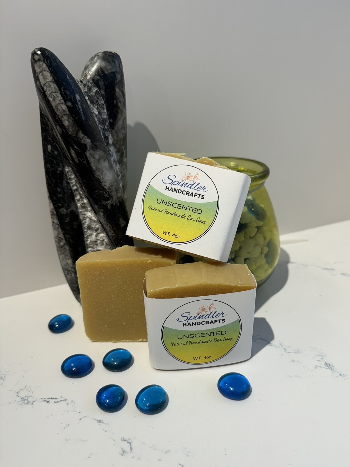 UNSCENTED – Moisturizing Beef Tallow Handmade – Goat Milk Bar Soap, wt. 4oz